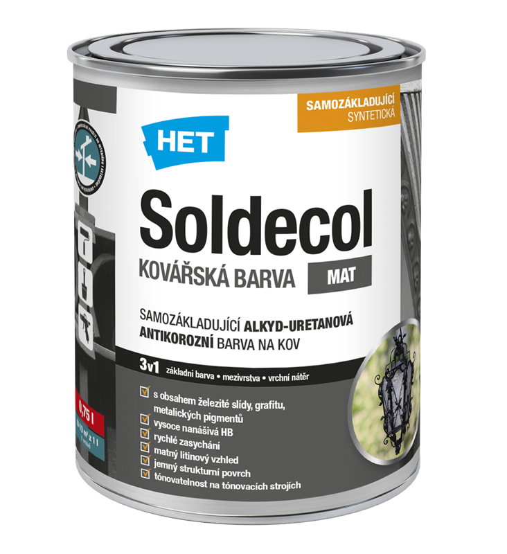 Soldecol Kovářská barva - 3v1